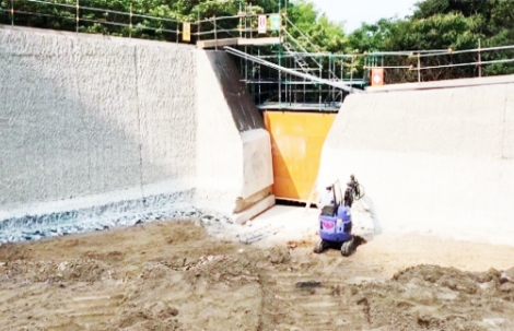 切断後の開口部の画像